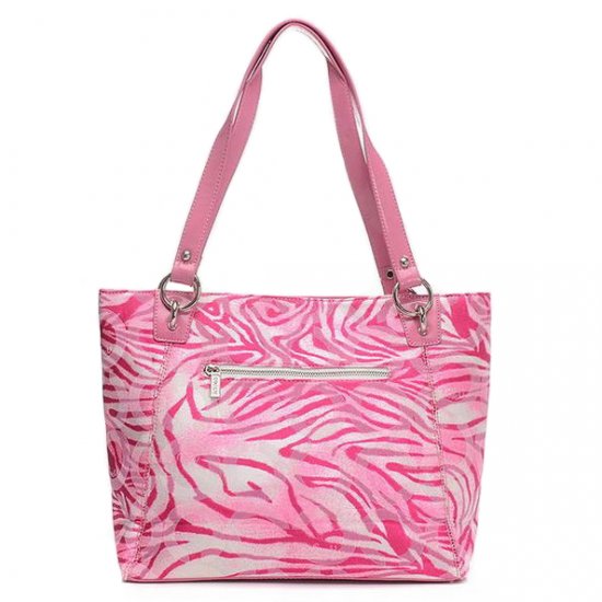 Coach Whimsy Logo Medium Pink Totes EHU